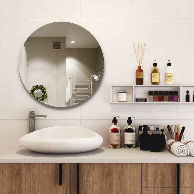 Spiegel infrarood verwarming rond 85cm 320Watt