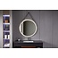 Bella Mirror Spiegel rond 80 cm met trendy riem zwart frame, inbouw led verlichting en anti-condens