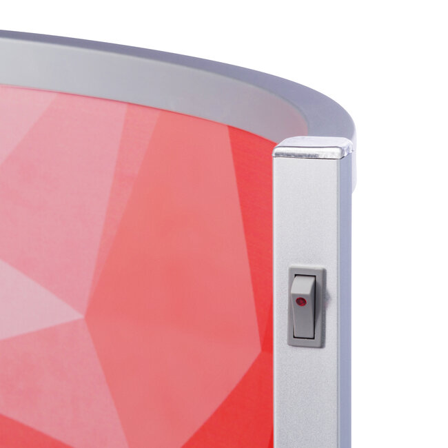 QH-BV Curved Serie rood 52 x 55 - 300Watt