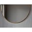 Spiegel rond 80 cm met koperen frame