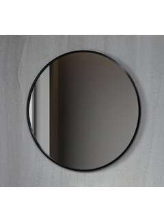 Bella Mirror Spiegel rond 100 cm met zwart frame