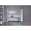 Spiegelkast met led verlichting 80 (b) x 70 cm (h)