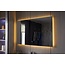 Spiegel frameloos met led, anticondens 60 x 120 cm