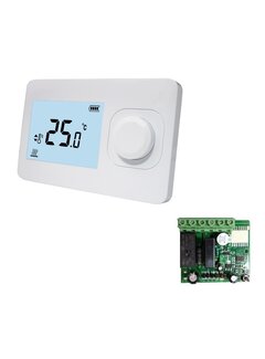 Quality Heating QH Basic easy thermostaat niet programmeerbaar inclusief mini inbouw ontvanger