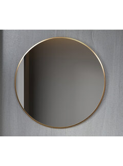 Bella Mirror Spiegel rond 100 cm met gouden frame