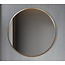 Spiegel rond 100 cm met gouden frame