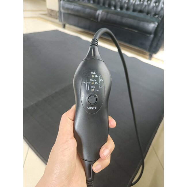 Karpetverwarming 140 x 200 met controller 350watt