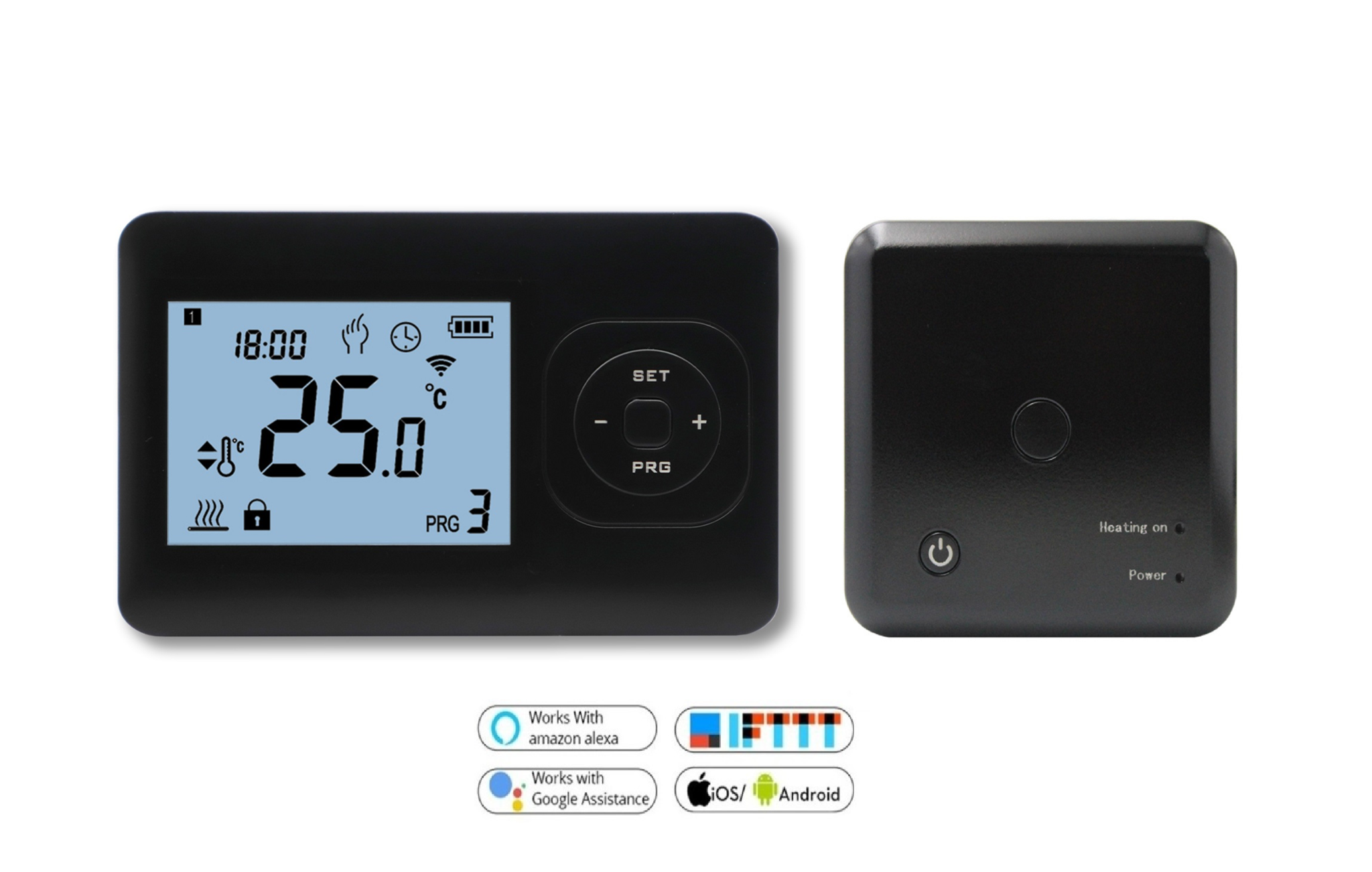 TH611 Draadloze programmeerbare thermostaat met ontvanger