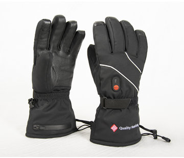 Quality Heating Verwarmde leren handschoenen 3 warmtestanden