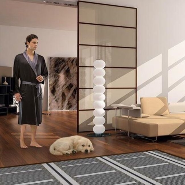 100 cm - 140Watt m² folie set Wifi design V1