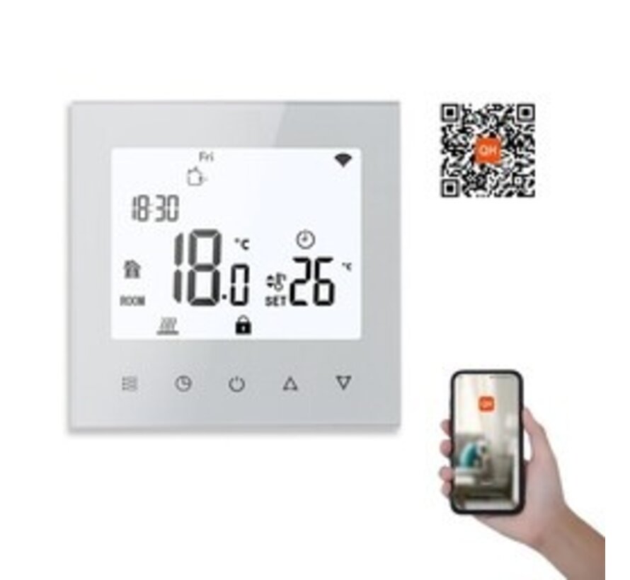 50cm - 100Watt m² infrarood vloerverwarming set Wifi basic PRF-79