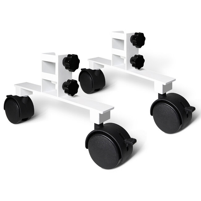 Voetsteun met wielen voor infraroodpanelen