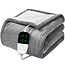 Quality Heating Elektrische omslagdeken - Warmtedeken - 1 persoons - 180x150 cm - Fleece - Grijs
