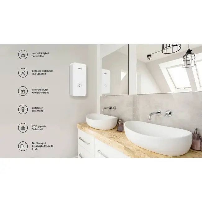 Bosch Tronic 5001 EB E-doorstroomverwarmer