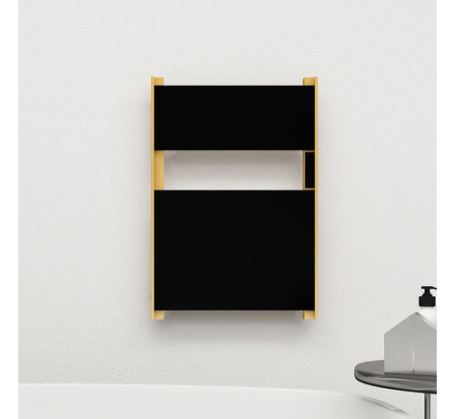 Quality Heating Elektrische radiator Maverick 90Watt black-gold