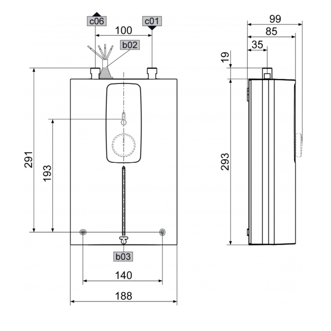 Stiebel Eltron Doorstroomboiler DCE 11/13