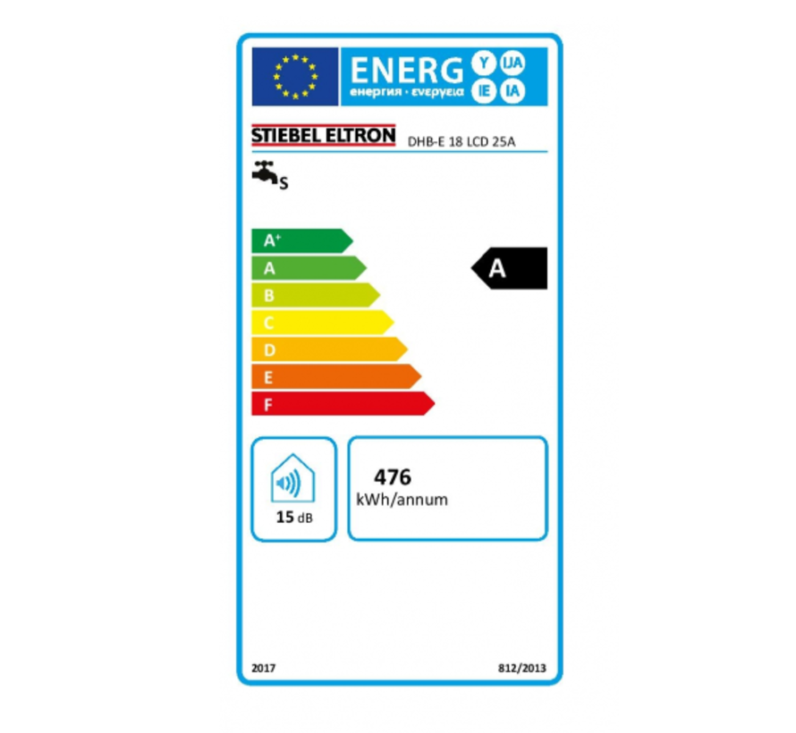 Stiebel Eltron doorstroomboiler DHB-E 18 LCD 25A