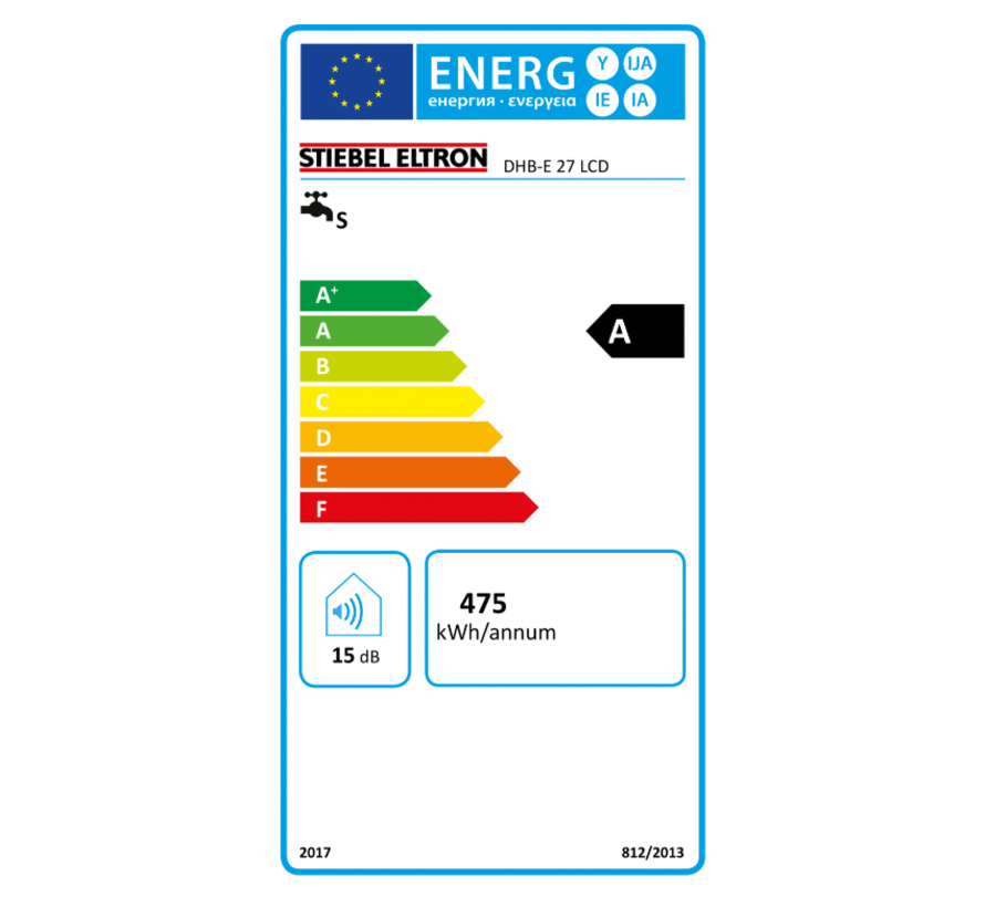 Stiebel Eltron doorstroomboiler DHB-E 27 LCD