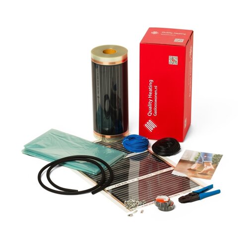 Quality Heating 50cm - 120Watt m² infrarood vloerverwarming zonder thermostaat