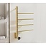 Elektrische handdoek radiator gold met thermostaat