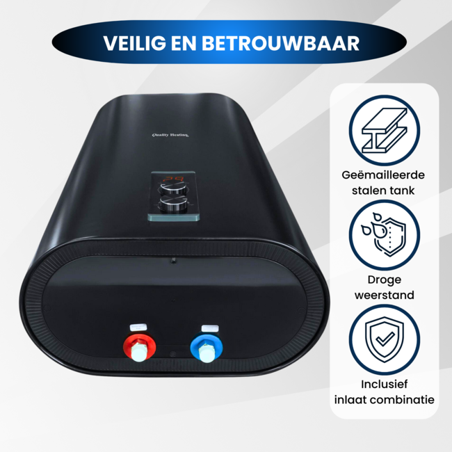 30 Liter QH dual elektrische boiler met digitale bediening