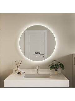 Quality Heating Smart spiegel rond 60cm frameloos met led verlichting, anti-condens en wifi