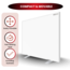 QH-AK Serie verplaatsbaar infraroodpaneel 350, 450, 580 of 700Watt