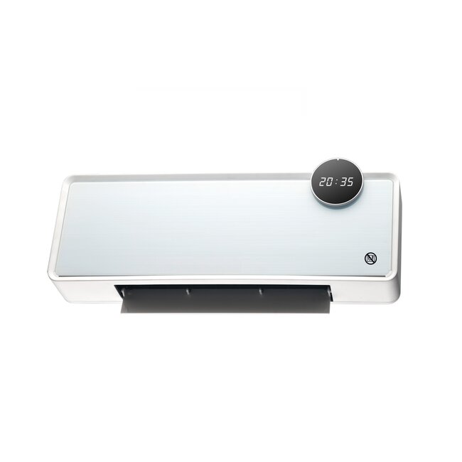 Keramische wandverwarming AmberHeat met Wifi thermostaat