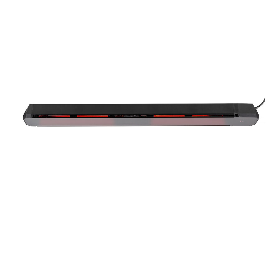 Infrarood terrasverwarmer Calore black heater instelbaar met 1600 - 3200Watt
