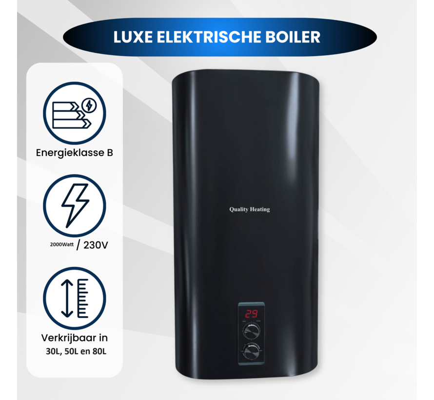 100 Liter QH dual elektrische boiler met mechanische bediening