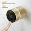 Elektrische handdoek radiator gold met thermostaat