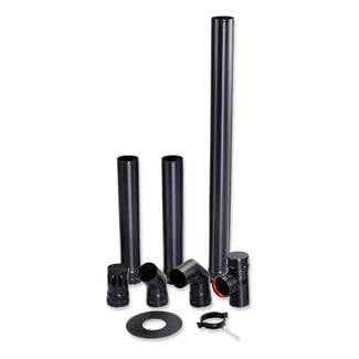 Quality Heating Pelletkachel pijpenset - Ø 80 mm - koolstofstaal - complete oplossing