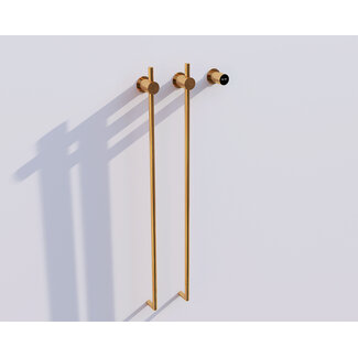 Quality Heating Elektrische handdoek radiator gold met thermostaat L-SR0200-T