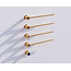 Elektrische handdoek radiator gold met thermostaat L-SR0004-T