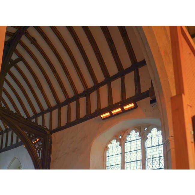 QH-PRO infrarood heater 6000Watt voor loods en bedrijfsverwarming