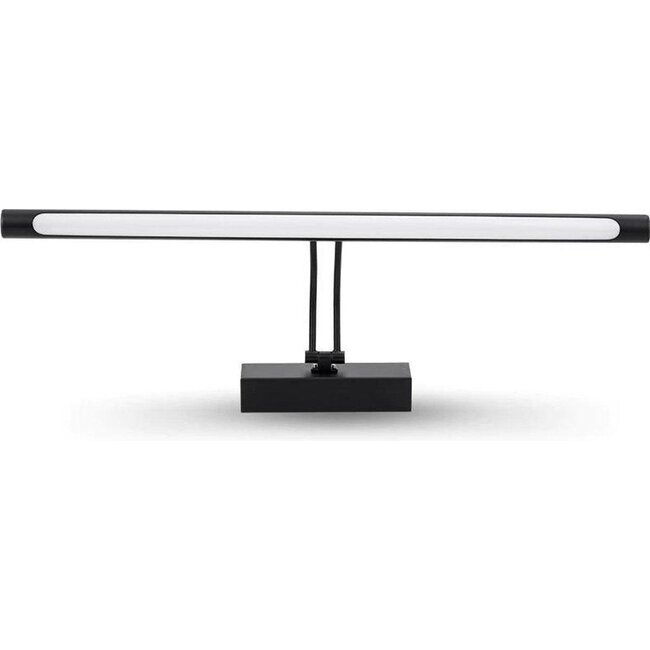 Spiegellamp ledverlichting zwart instelbaar