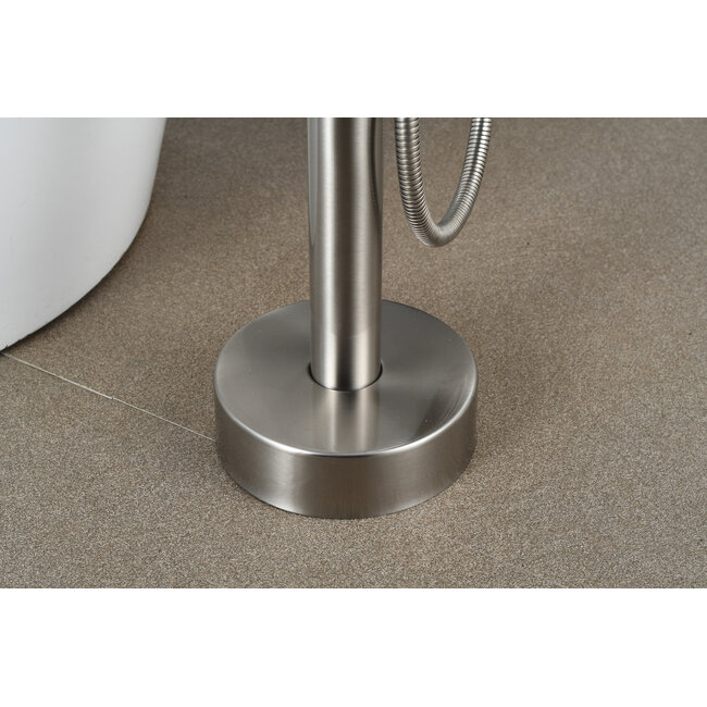 Vrijstaande badmengkraan – inclusief handdouche –chrome