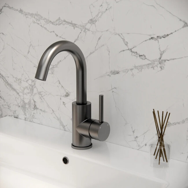 Wastafelkraan met 180 graden draaibare uitloop - Chroom