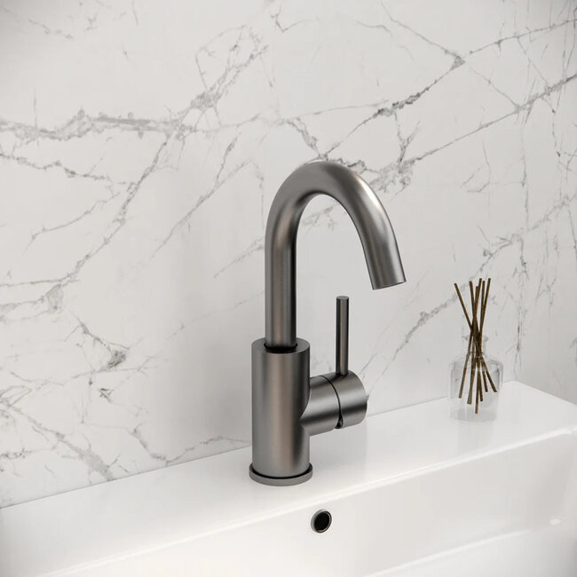 Wastafelkraan met 180 graden draaibare uitloop - Chroom