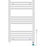 Handdoekradiator Elektrisch met Digitale Thermostaat - Radiator Badkamer - 800 × 500 mm - Mat wit - 300 Watt