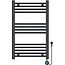 Handdoekradiator Elektrisch met Digitale Thermostaat - Radiator Badkamer - 800 × 500 mm - Mat zwart - 300 Watt