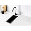 Nurion Nurion Spoelbak Black Metal 16,5 x 38,5 – Spoelbak Keuken - Spoelbakken Keuken – Wasbak Keuken - zonder Kraangat RVS