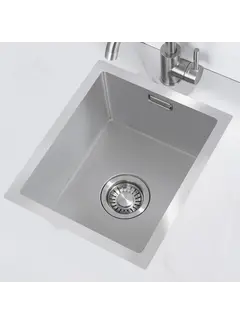 Nurion Nurion Spoelbak RVS 40 x 40 – Spoelbak Keuken - Spoelbakken Keuken – Wasbak Keuken - zonder Kraangat