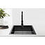 Nurion Spoelbak Black Metal 44,5 x 34,5 – Spoelbak Keuken - Spoelbakken Keuken – Wasbak Keuken - zonder Kraangat RVS