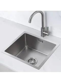 Nurion Nurion Spoelbak RVS 50 x 40 – Spoelbak Keuken - Spoelbakken Keuken – Wasbak Keuken - zonder Kraangat