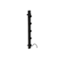 Elektrische handdoek radiator zwart met thermostaatL-SR0004-B
