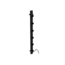 Elektrische handdoek radiator gold met thermostaat L-SR0005-T