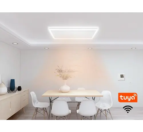 2ekans | QH-HL Serie Wifi infraroodpaneel met led verlichting 63x128  cm 840Watt