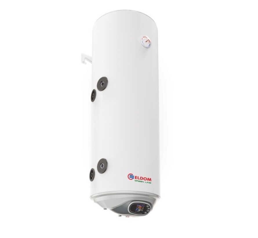 2ekans | ELDOM Green Line Elektrische boiler 80L met warmtewisselaar en digitale bediening