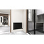 Elektrische radiator horizontaal zwart 800Watt Calysta